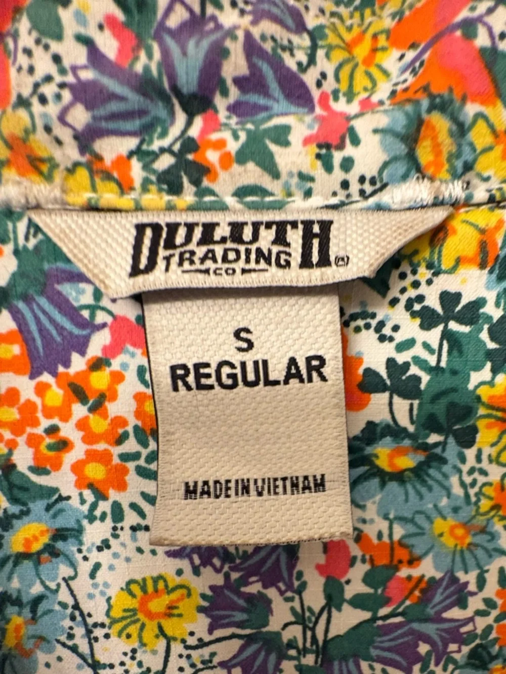 Duluth Trading Co. long sleeve heirloom floral jumpsuit. Size small. - Picture 5 of 10